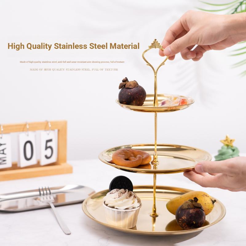Goudkleurige en zilverkleurige - Cupcake Stand Tier recensie en prijs