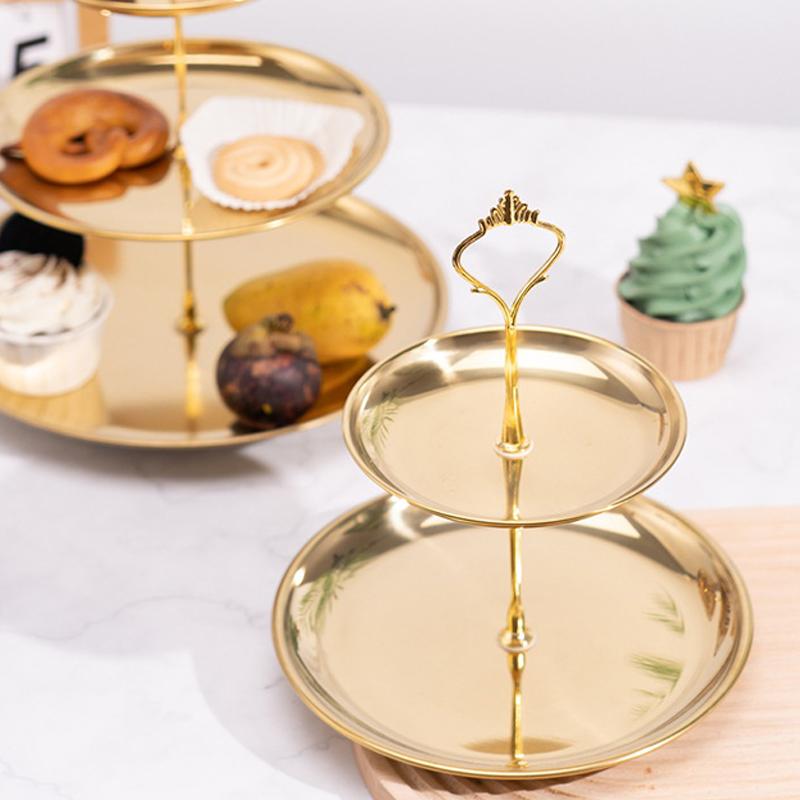 Goudkleurige en zilverkleurige - Cupcake Stand Tier recensie en prijs