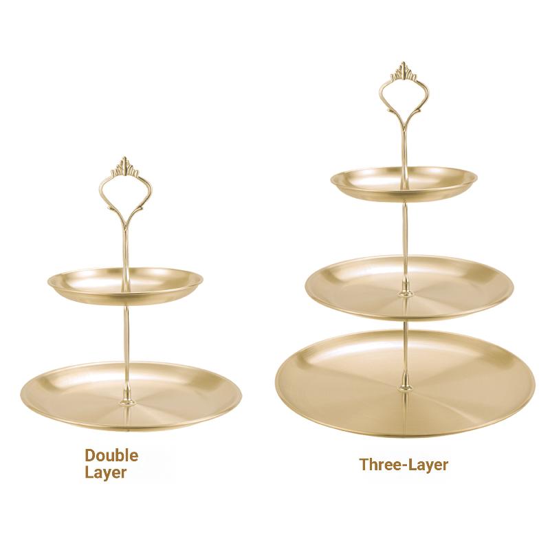 Goudkleurige en zilverkleurige - Cupcake Stand Tier recensie en prijs