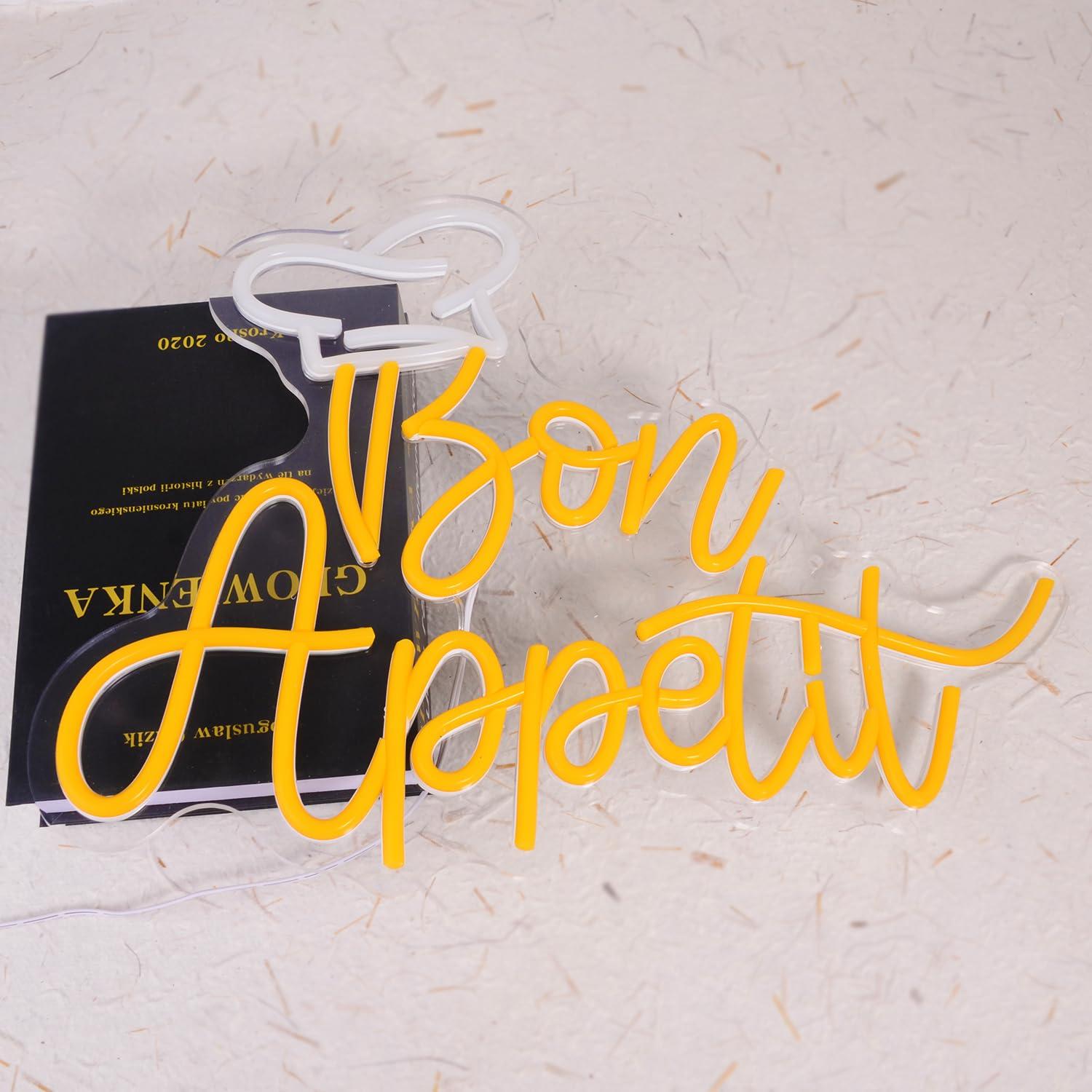 Bon Appetit Chef Hat Neon Sign - Neon Sign Party recensie en prijs