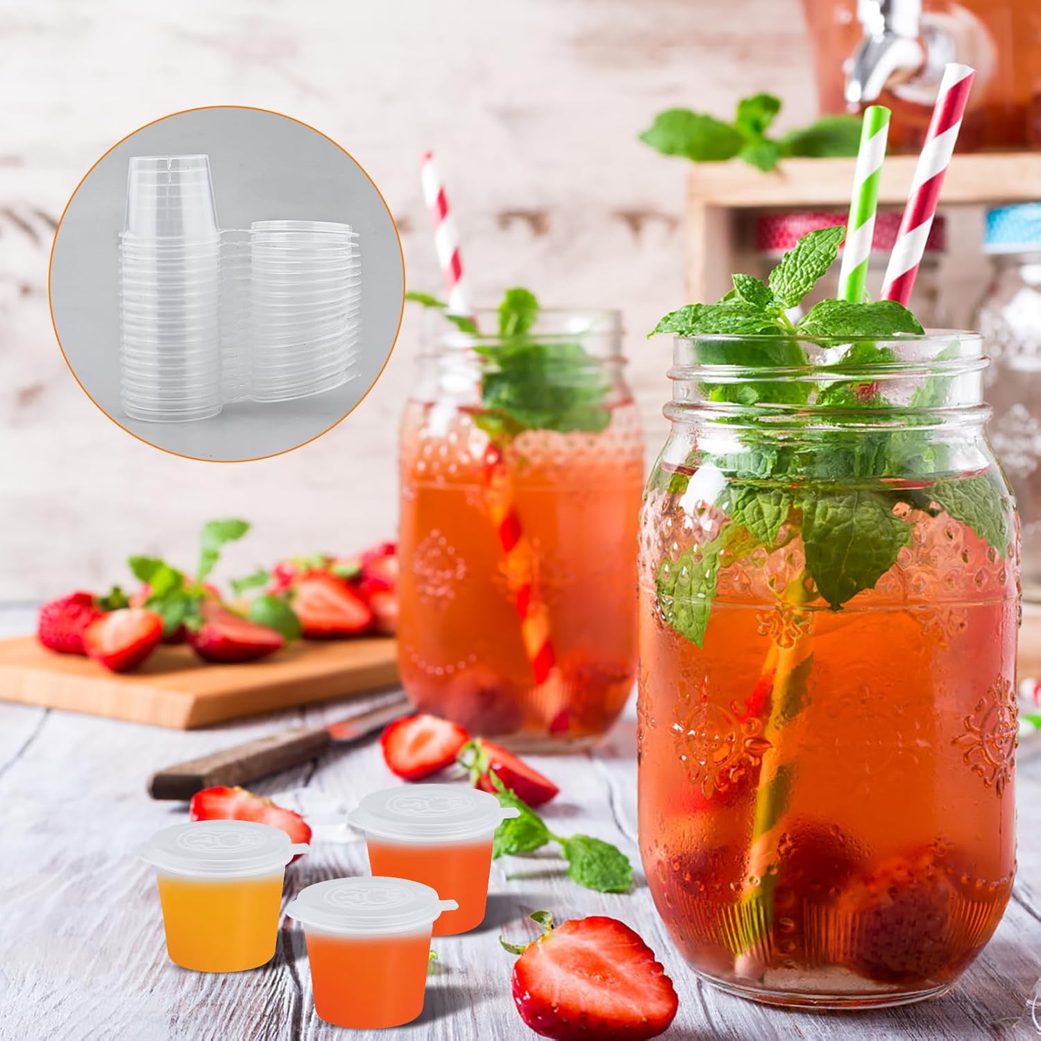 Wegwerp transparante plastic s - Plastic Cup 50Pcs recensie en prijs