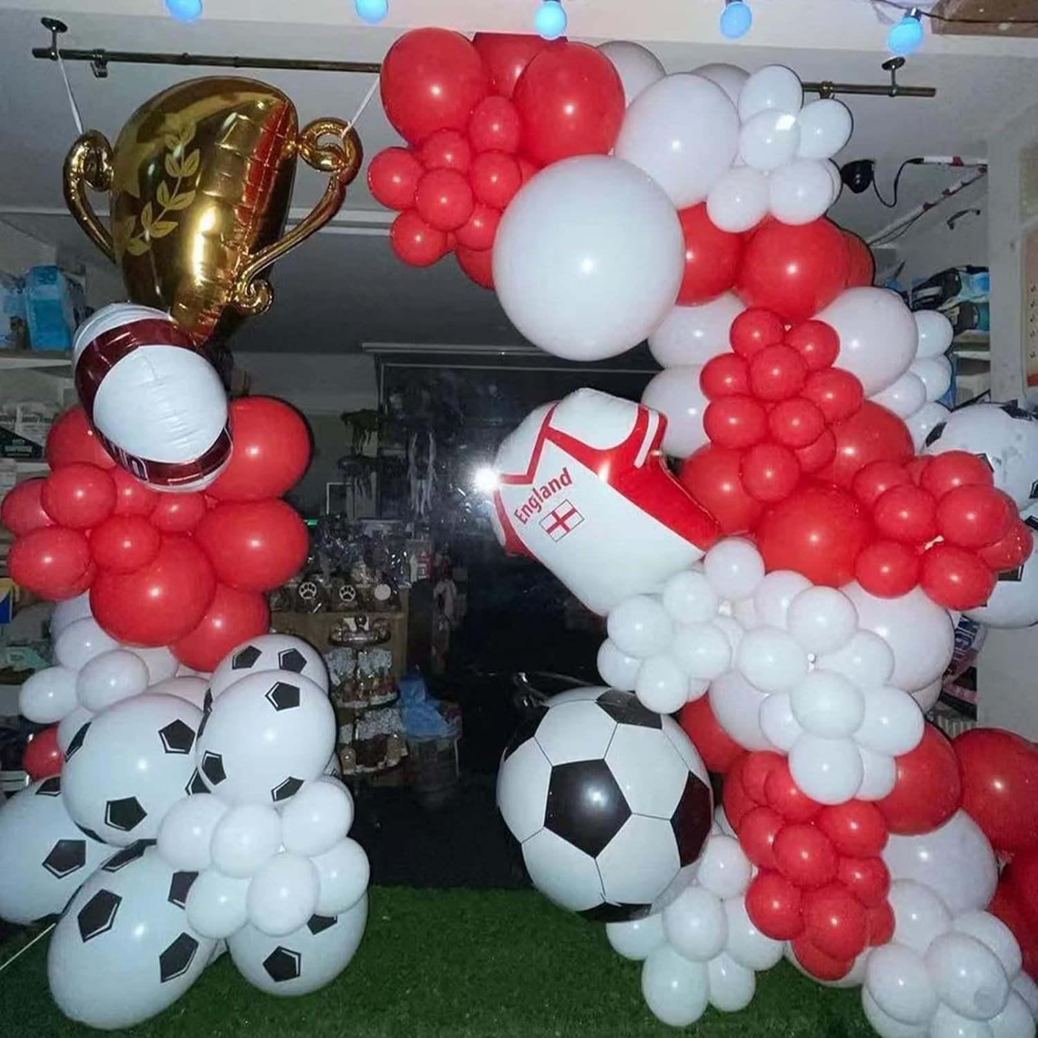 100 stuks rode en witte ballon - Balloon Arch Kit recensie en prijs
