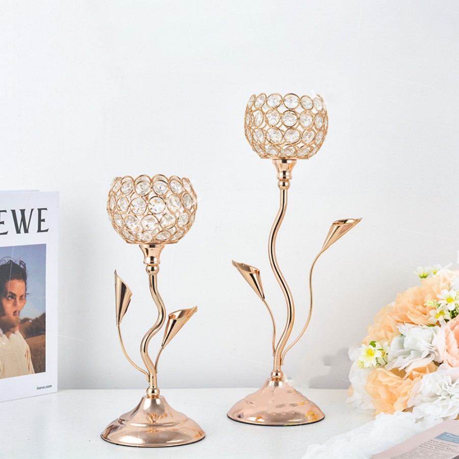 Gouden kristallen kandelaar, i - Centerpiece Stick recensie en prijs
