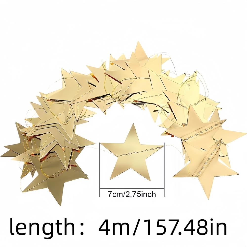 1pc 4m/157.48inch Goud Zilver  - Party Banner Gold recensie en prijs
