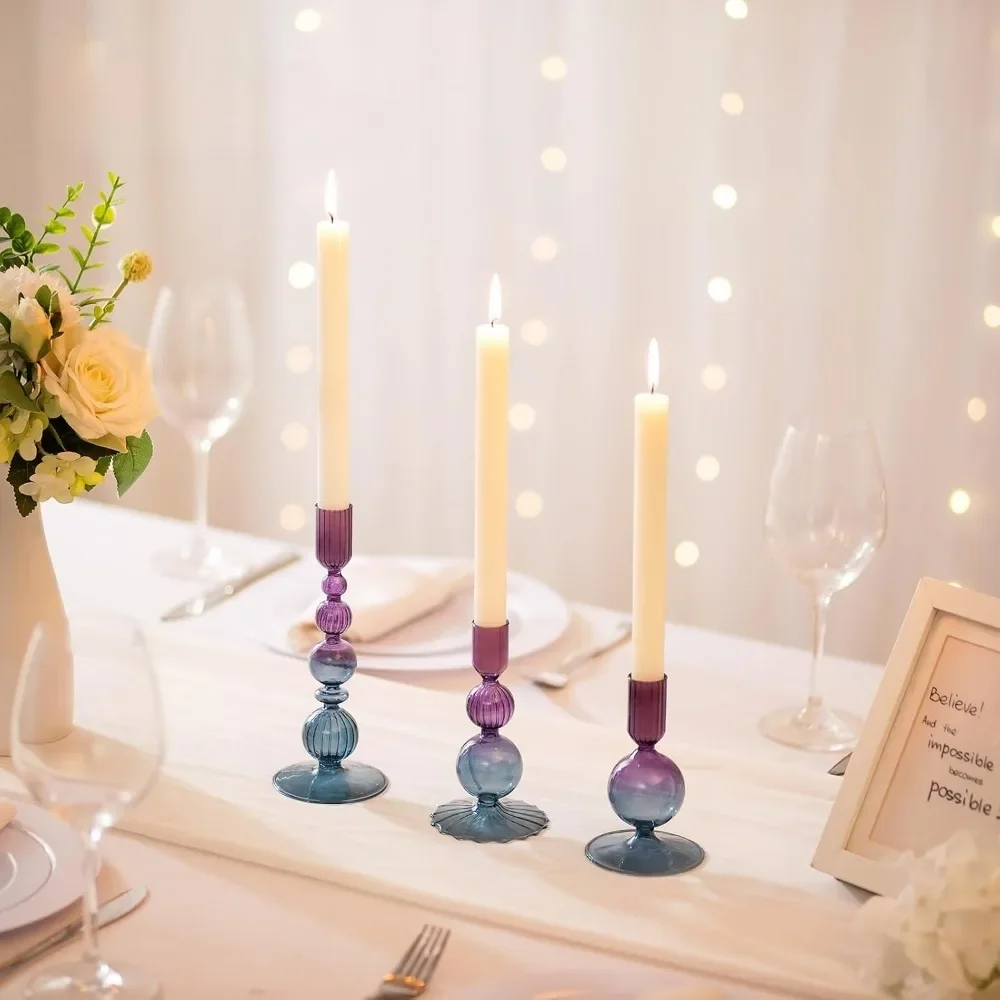 Glazen kaarsenhouder met kerst - Centerpiece Stick recensie en prijs