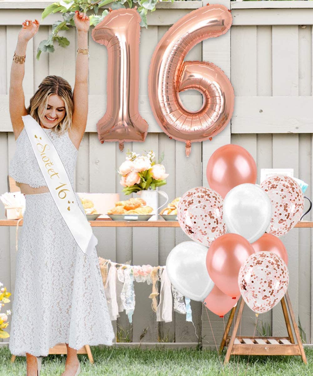 16e verjaardag decoraties voor - Party Banner Gold recensie en prijs