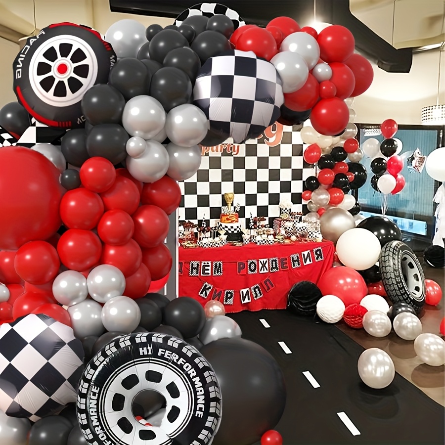 109-delige raceauto thema ball - Balloon Arch Kit recensie en prijs