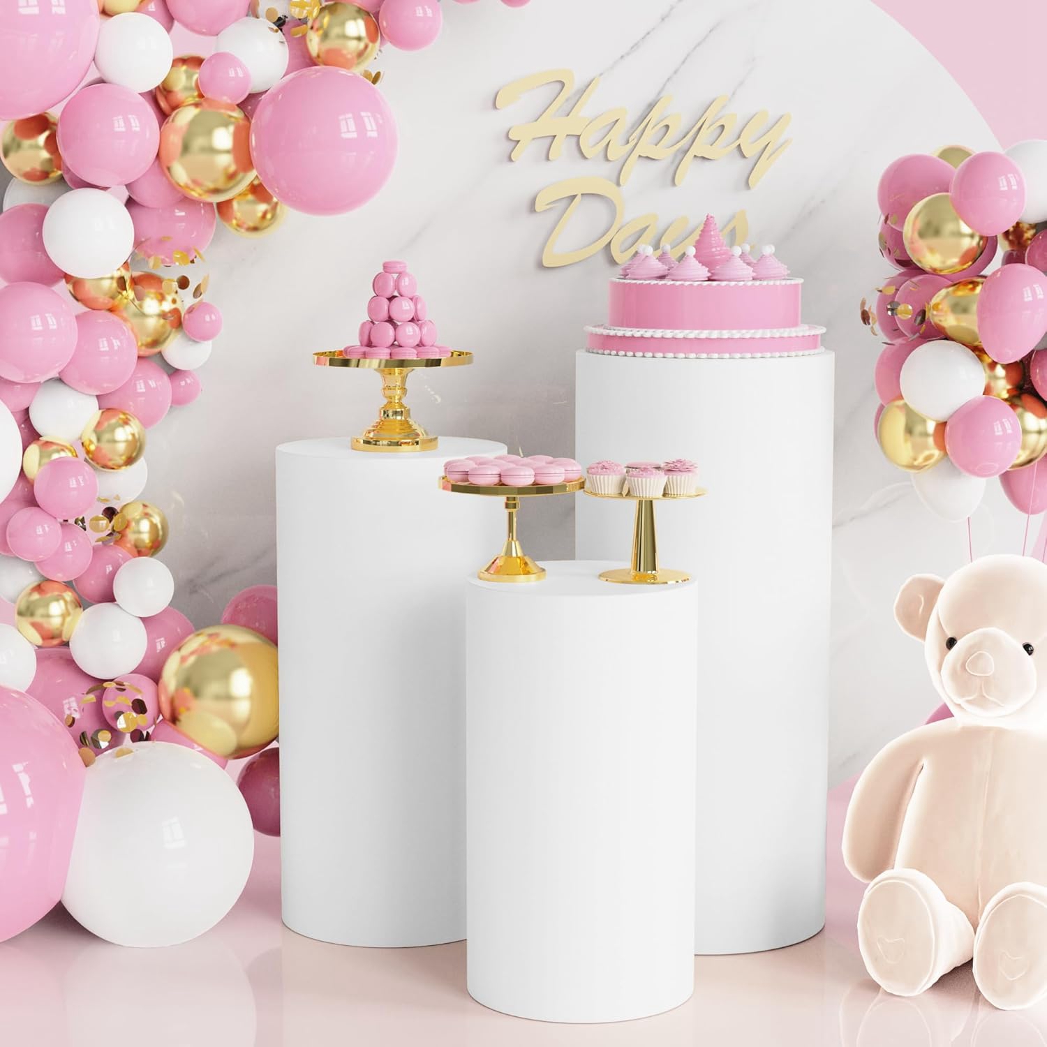 Yeele 1PCS/3PCS/5PCS Witte Cil - Dessert Table Backdrop recensie en prijs
