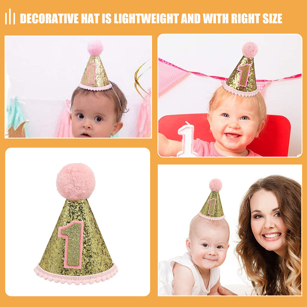 1e Verjaardag Hoed Roze Kegelv - Party Hat Cone recensie en prijs
