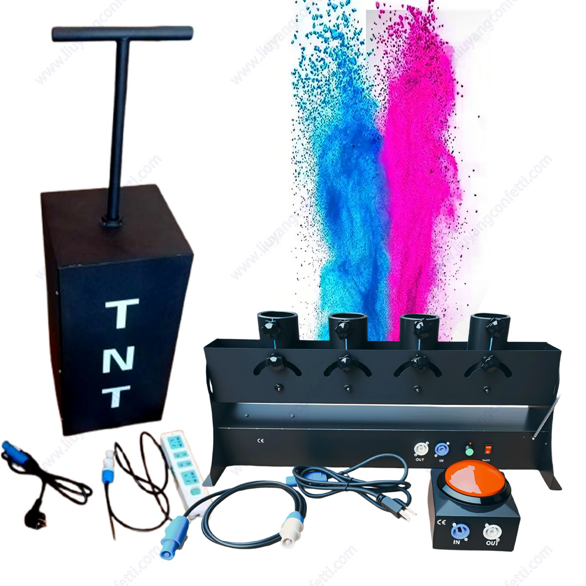 Elektronische Spray Confetti P - Confetti Cannon Tube recensie en prijs
