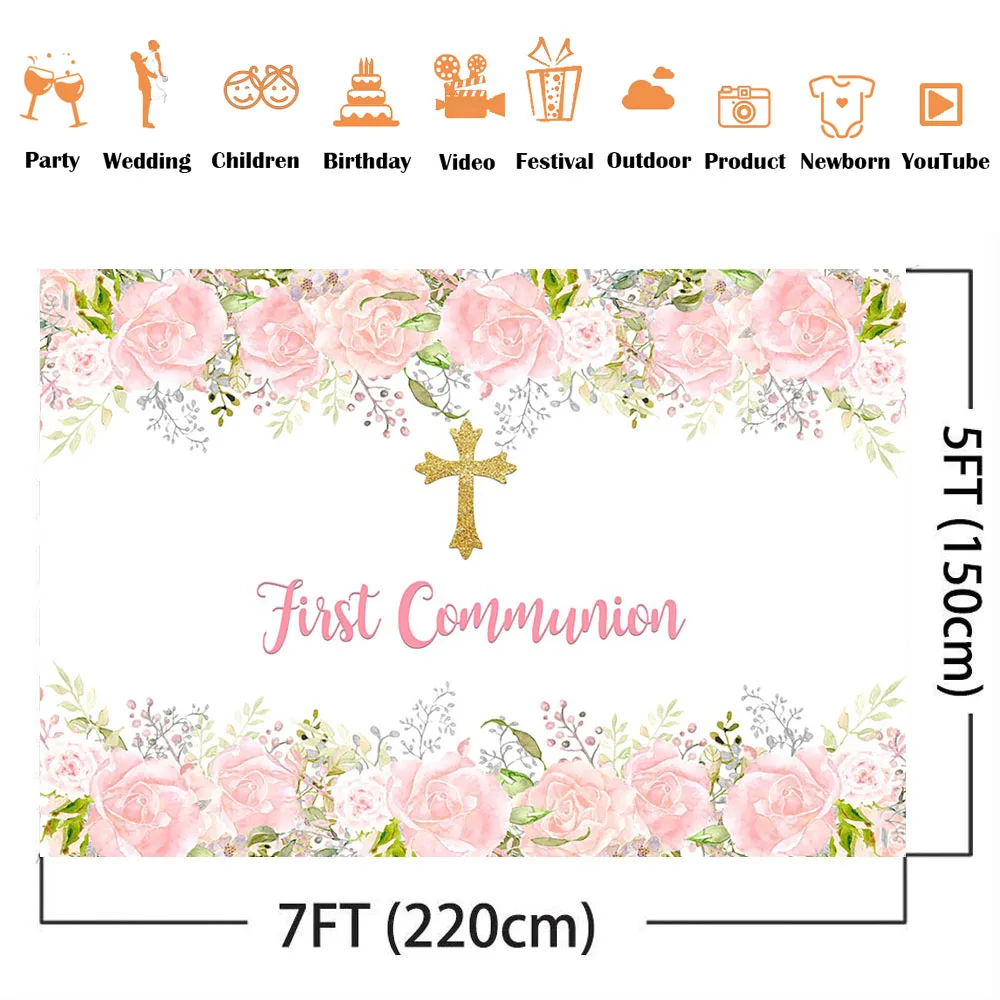 Eerste heilige communie verjaa - Dessert Table Backdrop recensie en prijs