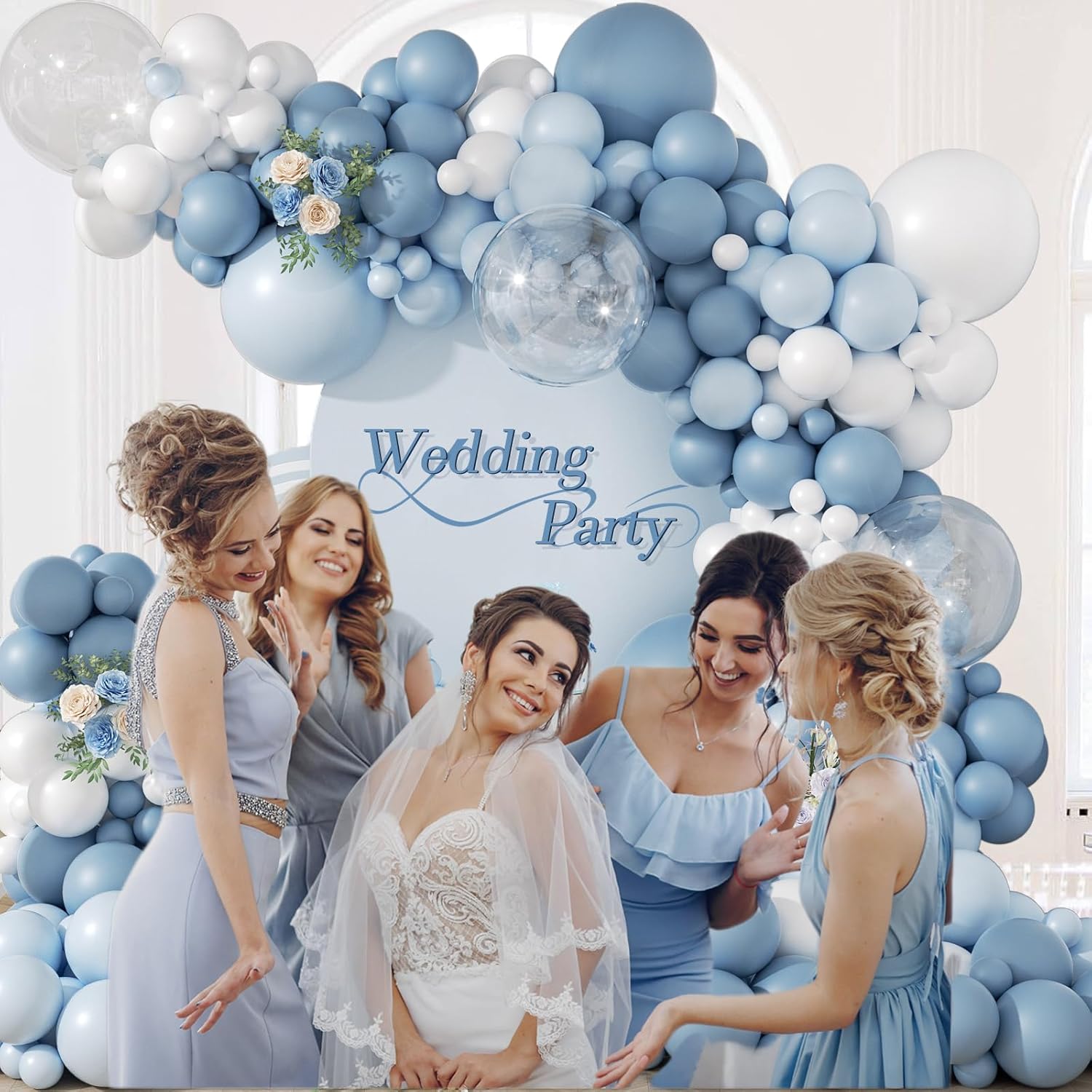105-delige stofblauwe ballonbo - Balloon Arch Kit recensie en prijs